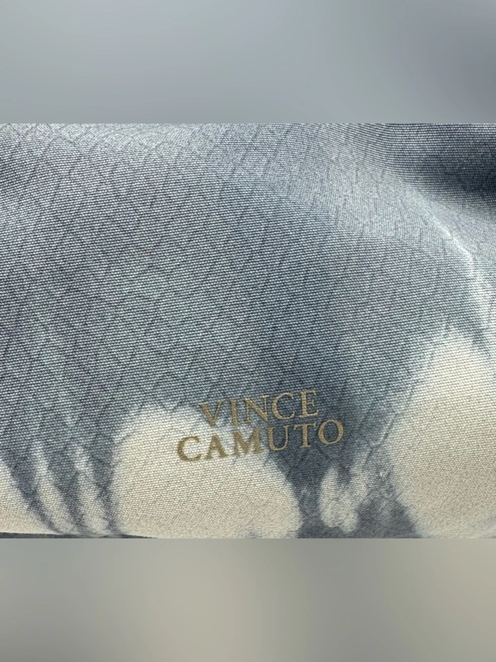Vince Camuto Harlo Nylon Backpack Good Grey Gray & White Tie Dye